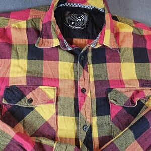 Men's Multicolor Plaid Shirt